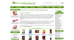 Desktop Screenshot of naturalhealth-supplements.com