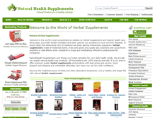 Tablet Screenshot of naturalhealth-supplements.com